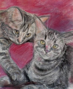 pastel justine's cats