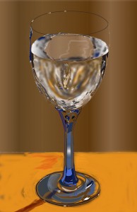 glass of water